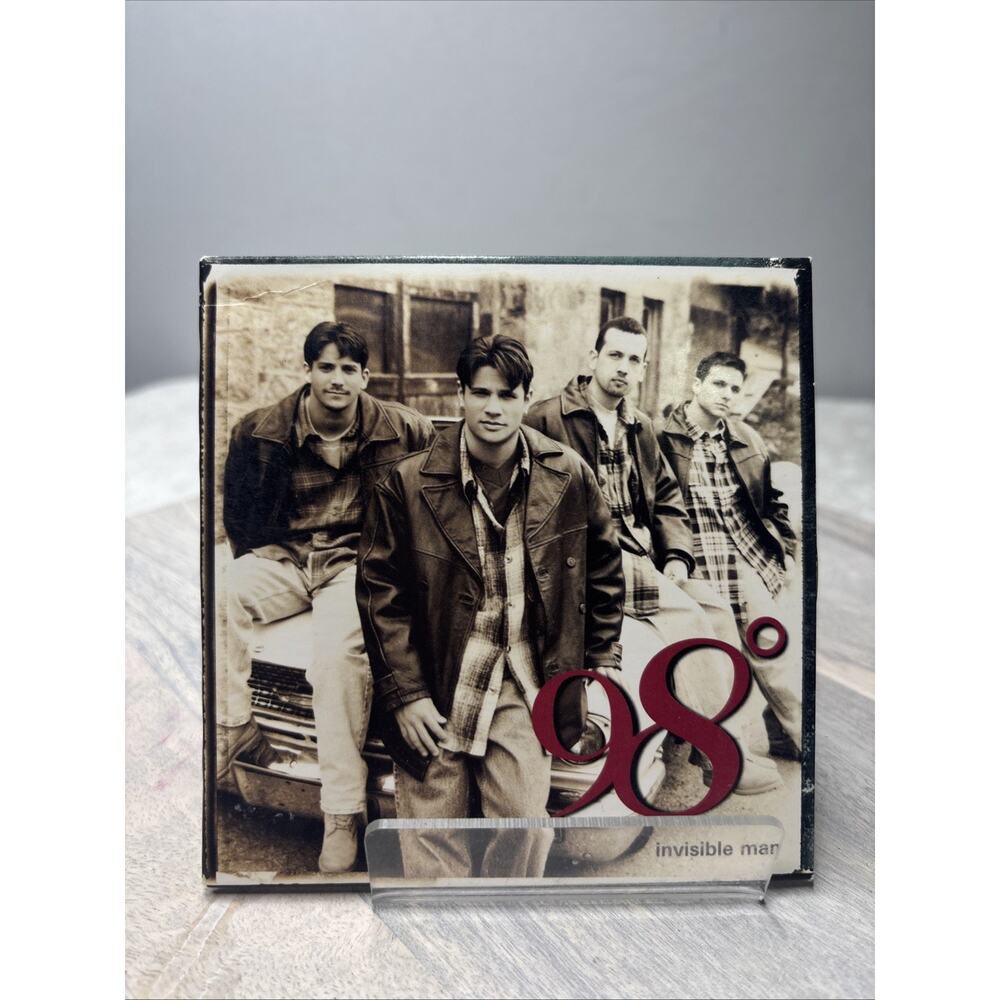 98 Degrees – Invisible Man CD Single Pop Boy Band 1997